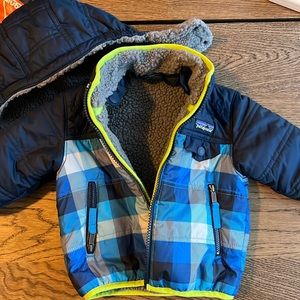 Baby Patagonia Reversible Winter Jacket fleece- Fleece, parka